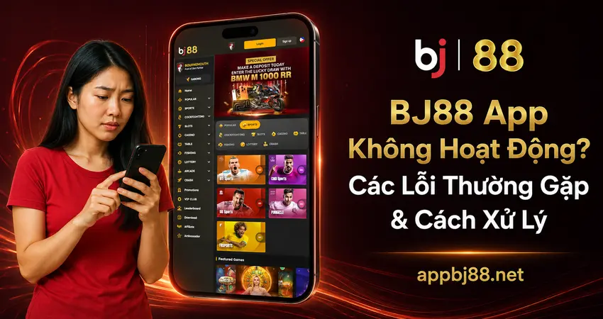 BJ88 App Không Hoạt Động? Các Lỗi Thường Gặp & Cách Xử Lý