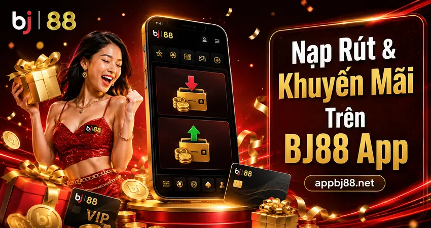 BJ88 App – Nạp Rút & Bonus 100% Trên Mobile